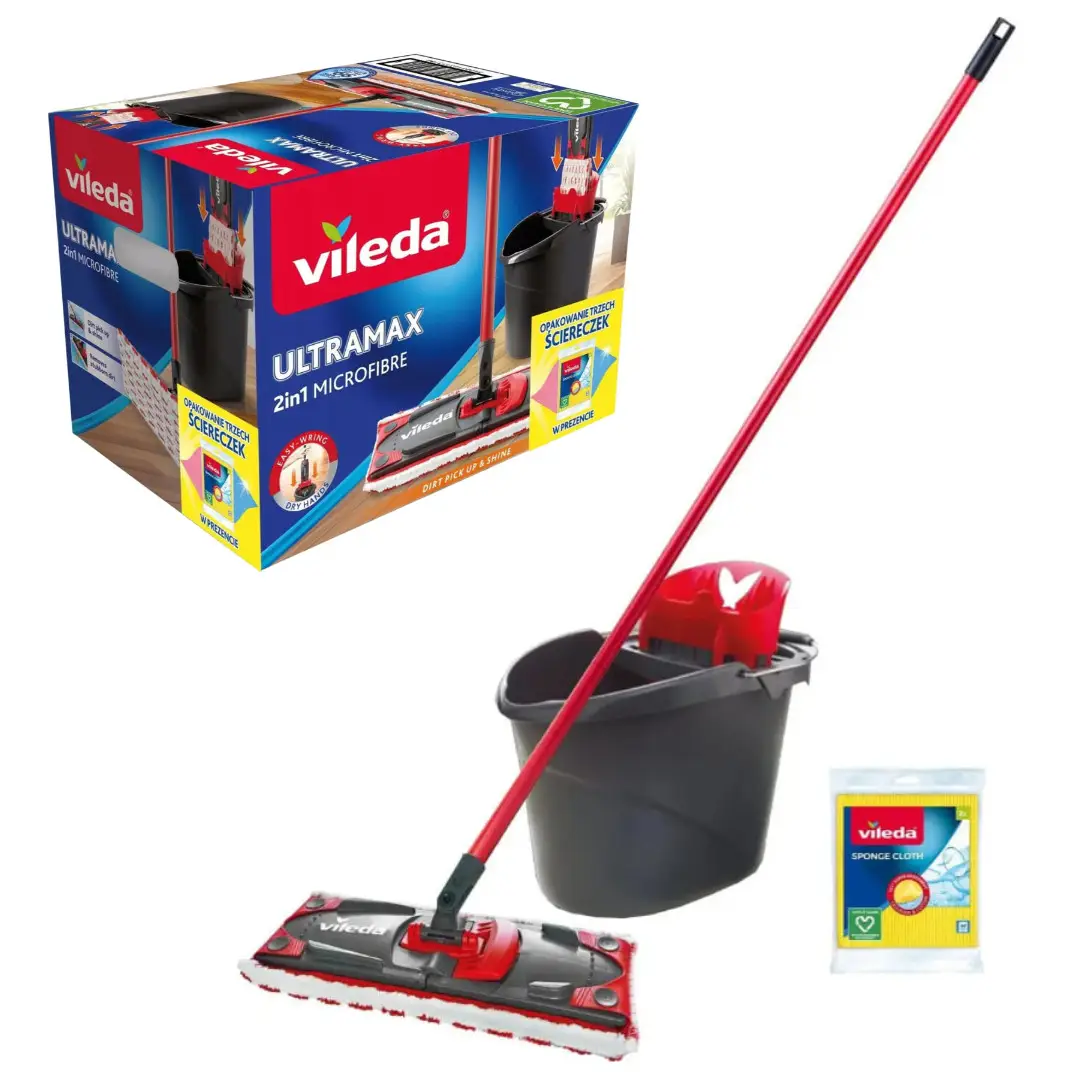 Набор для уборки Vileda UltraMax Box 177453 12 л (30067321) - фото 2 Набор для уборки Vileda UltraMax Box 177453 12 л (30067321) - фото 2