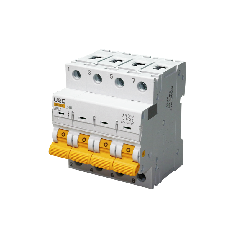 Автоматичний вимикач UEC SB-M9 4P 40А 6кА C (MCB60-4-040-C)