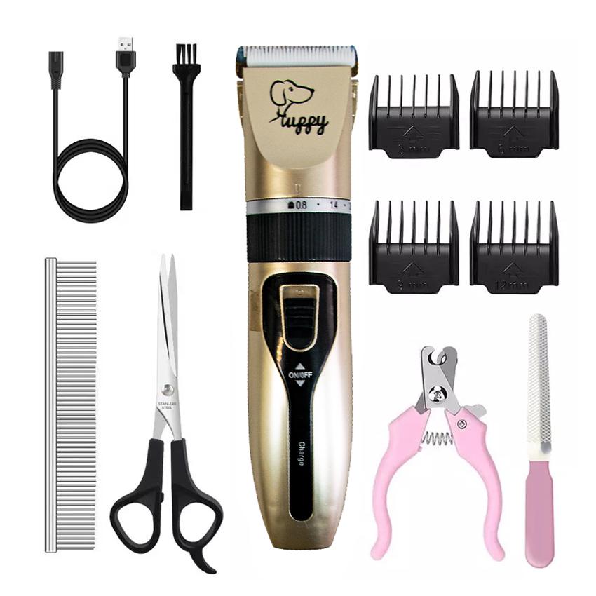 Машинка для стрижки собак и кошек Pet Grooming Hair Clipper Kit (1009471-Bronze) - фото 7