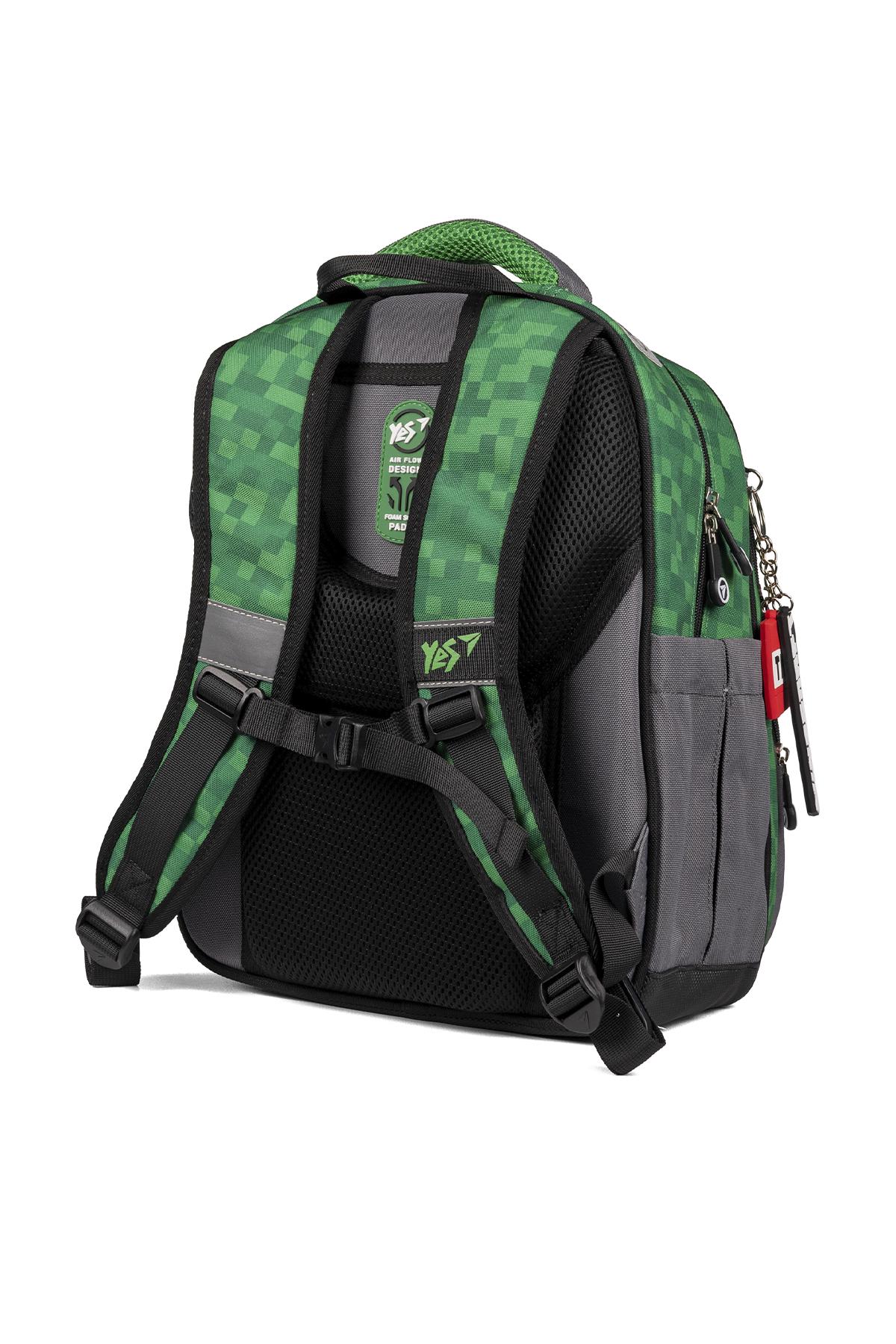 Полукаркасный рюкзак YES Minecraft YES 559751 (SKT001003322) - фото 3 Полукаркасный рюкзак YES Minecraft YES 559751 (SKT001003322) - фото 3