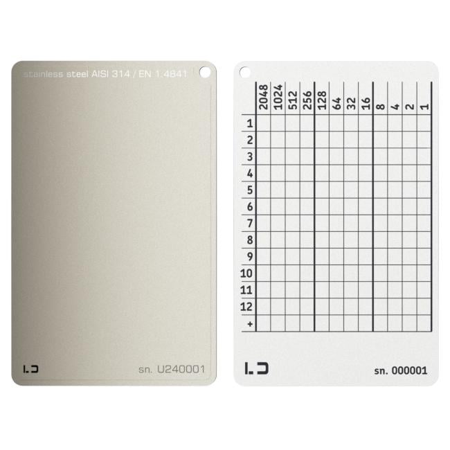 Планшет мнемонический Lapua Seed Phrase Keeper 12+1 BIP39 слов (LSPKNL/LNL12+1BIP39)