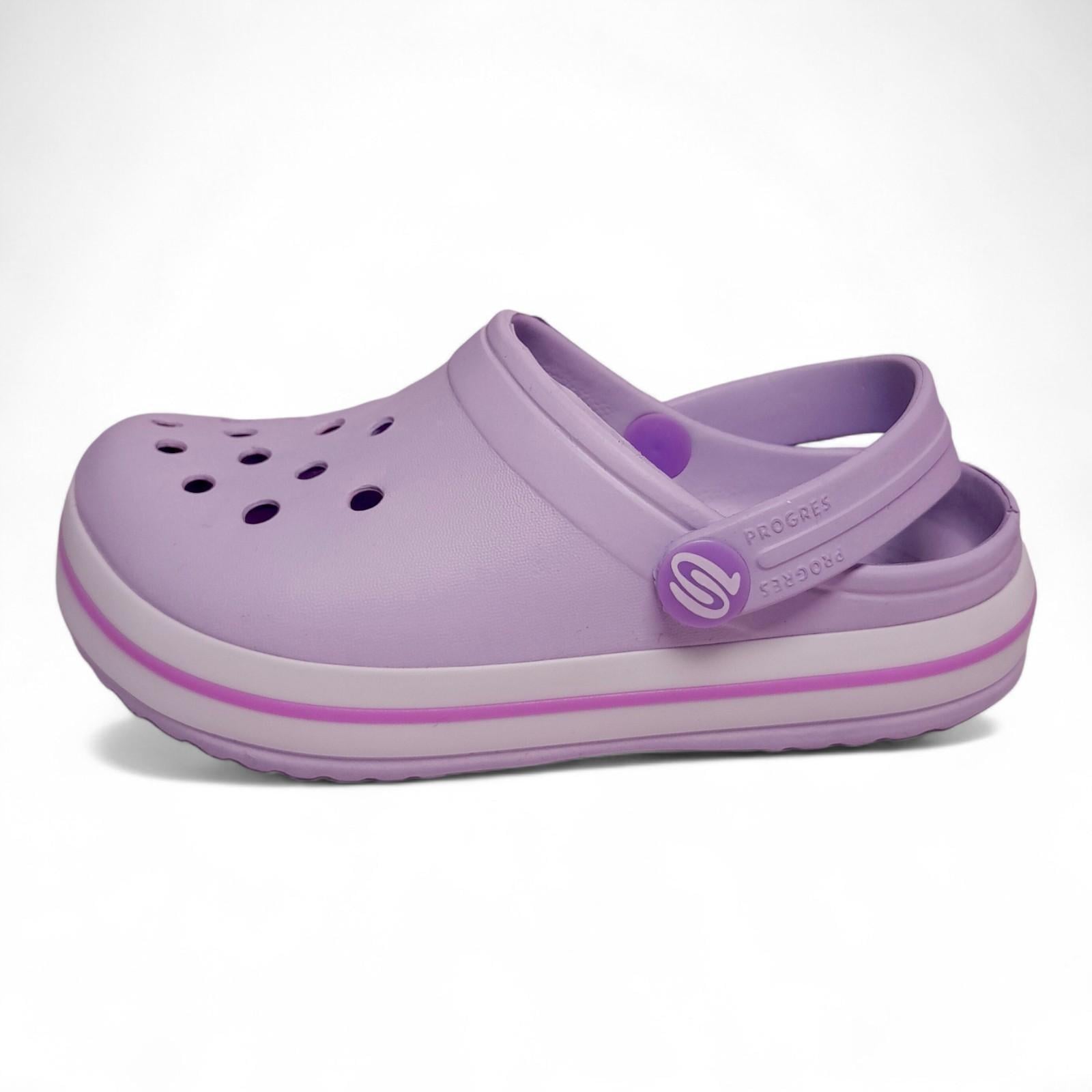 Сабо детские Progress р. 32 20,5 см Сиреневый (2776299865)