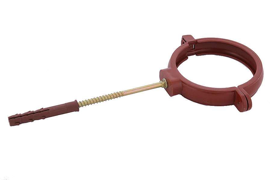 Кронштейн труби PROFiL ПВХ L-220 100 мм Червоний (70000103) - фото 1