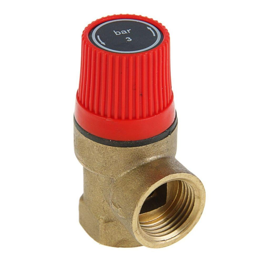 Клапан запобіжний Gross GR2002 для систем опалення 1/2" ВВ 3,0 бар
