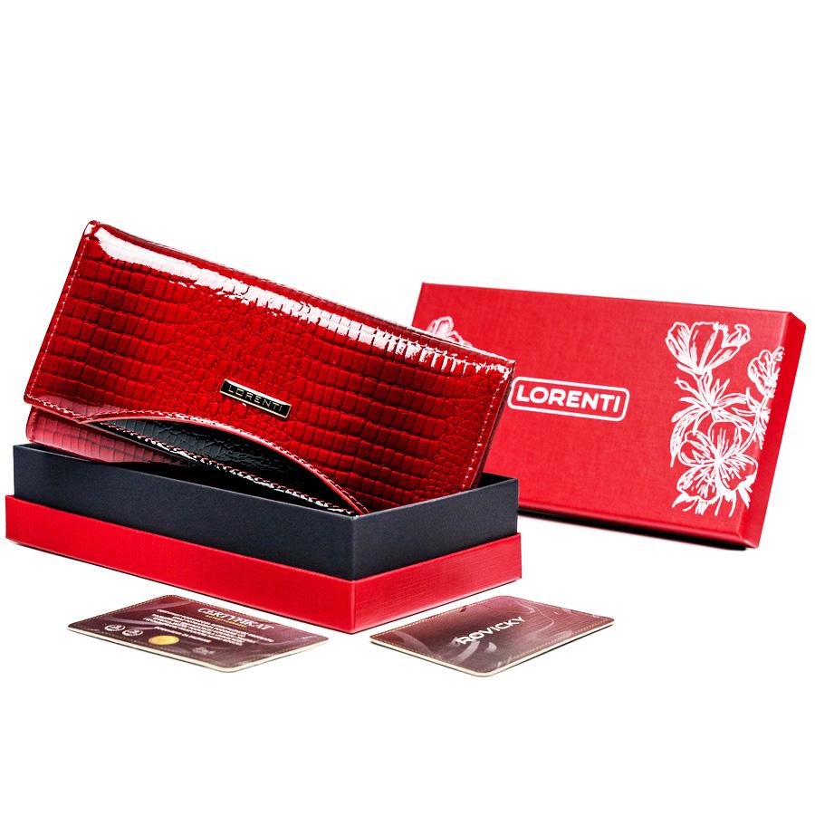 Кошелек женский кожаный LORENTI 72401-RSW-2789 Красный
