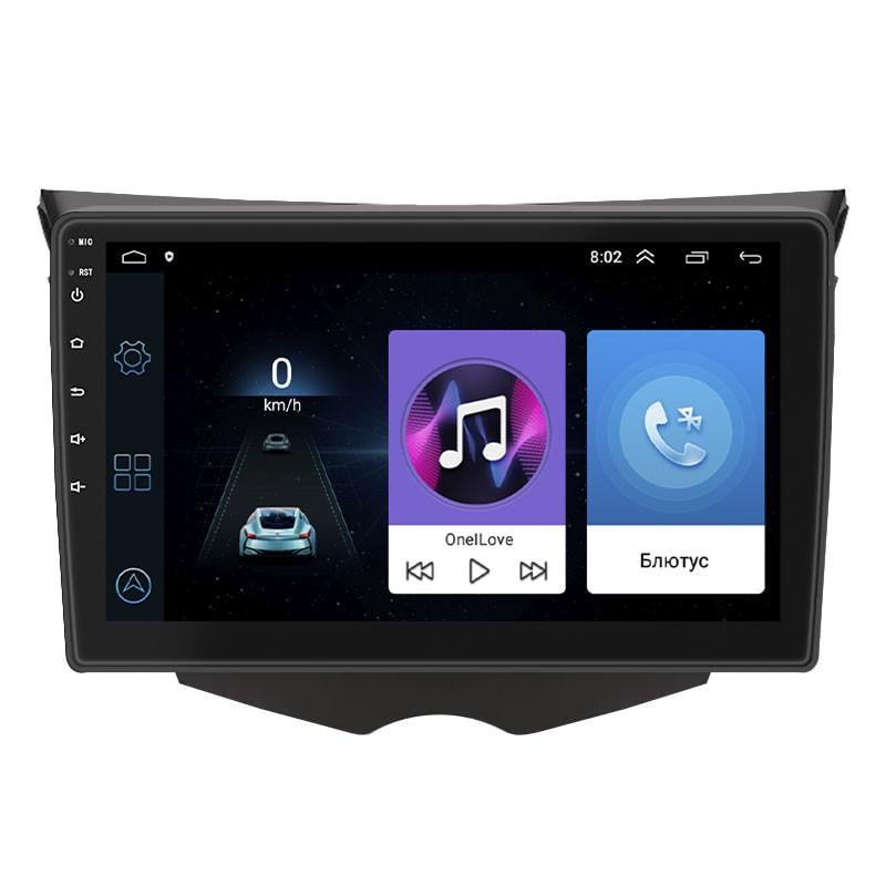 Магнитола штатная Lesko 9" для Hyundai Veloster I 2011-2015 1/16 Gb Wi-Fi GPS Base