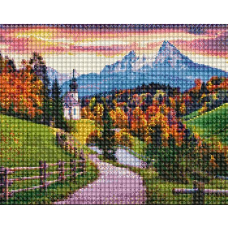 Алмазна мозаїка Ідейка Осіння тиша 40x50 см (AMO7300)