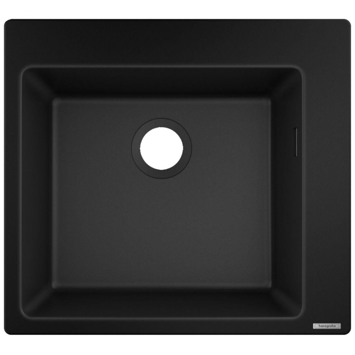 Мойка кухонная Hansgrohe S451 S510-F450 560х510 Graphiteblack (43312170)