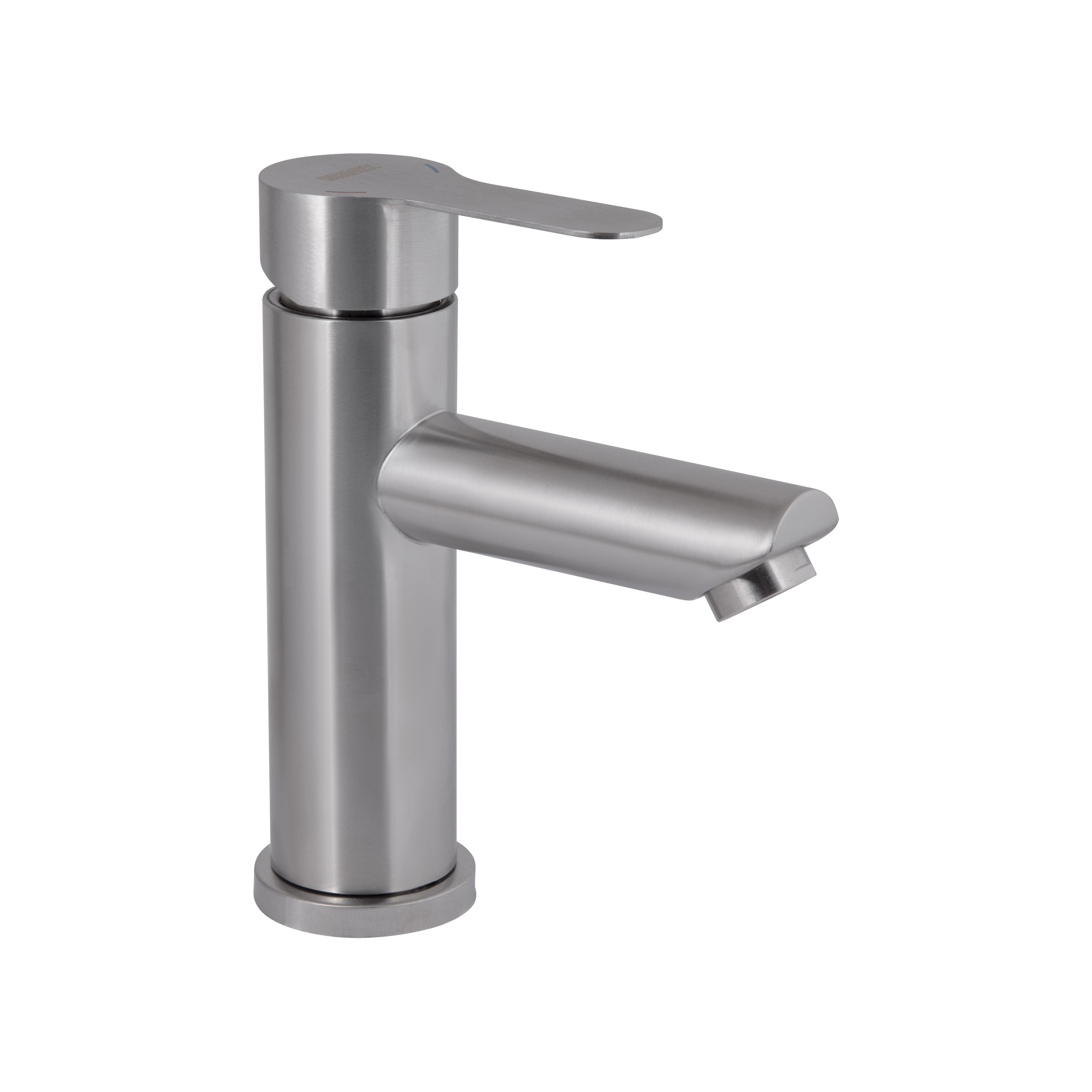 Смеситель для раковины Brinex Pure 001F низкий Nickel (BRIPUR001FNKL)