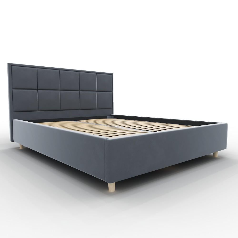 Ліжко Homefort Tatiana 1К1 London з підйомним механізмом 140х200 см 16 Сірий (hctTat_Lon16140200)