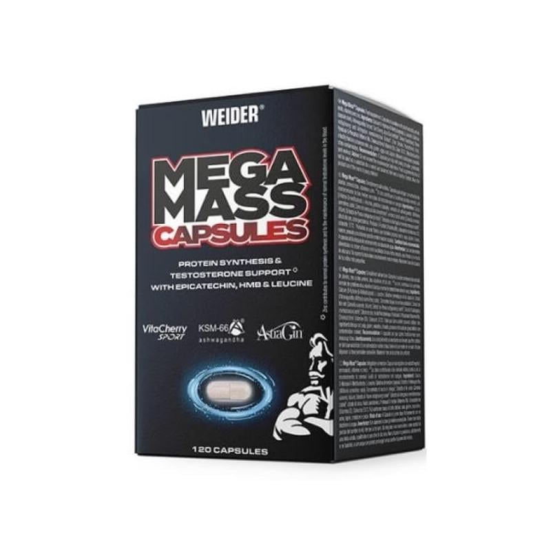 Стимулятор роста мышц Weider Mega Mass Сapsules 120 кап.