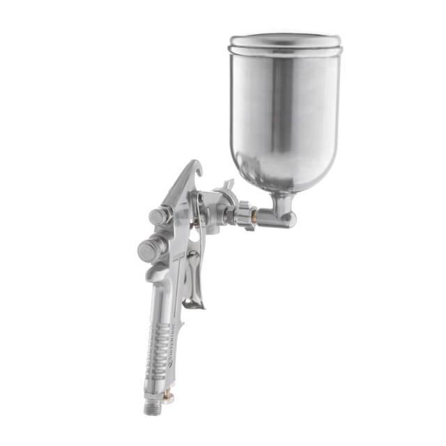 Фарбопульт пневматичний Intertool PT-0202 HP форсунка 1,5 мм верхній металевий бачок 400 мл 5 бар - фото 4 Фарбопульт пневматичний Intertool PT-0202 HP форсунка 1,5 мм верхній металевий бачок 400 мл 5 бар - фото 4