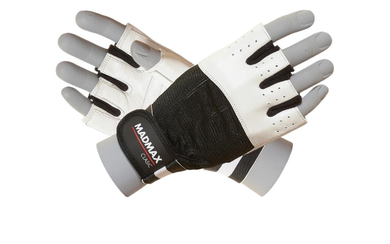 Рукавички для фітнесу MadMax MFG-248 Clasic S White (3019802482)