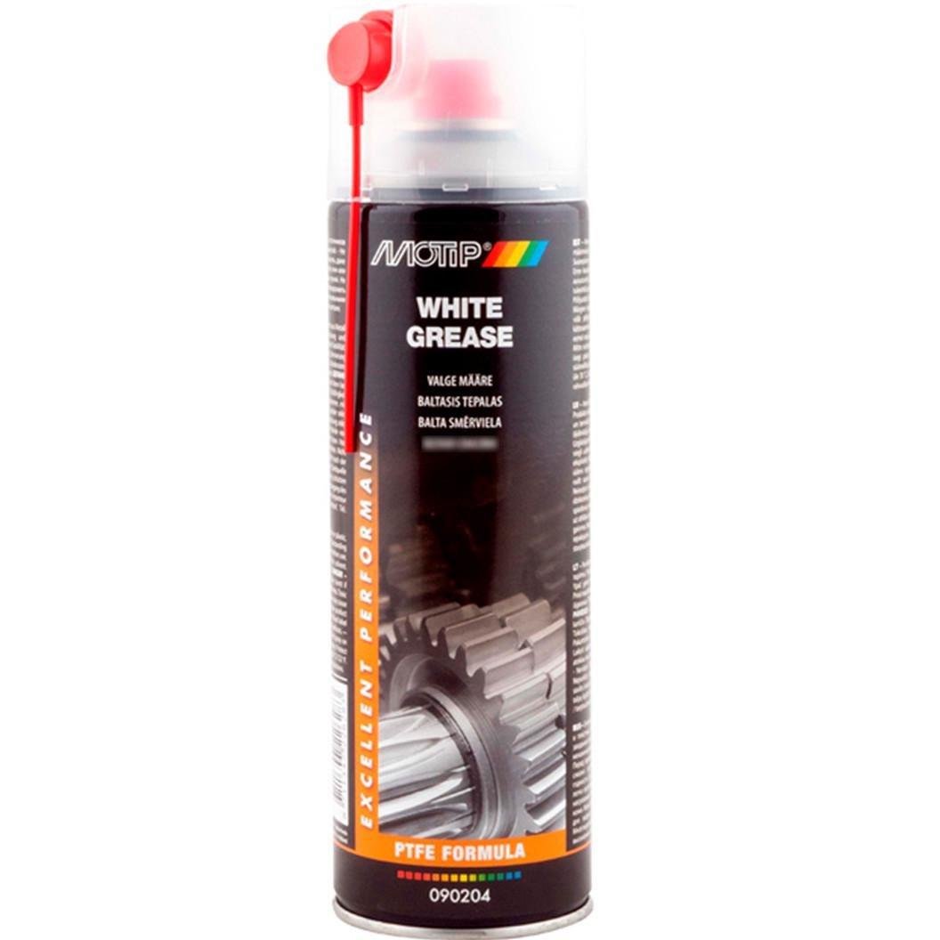Мастило для металу та пластику Motip Grease 500 мл White