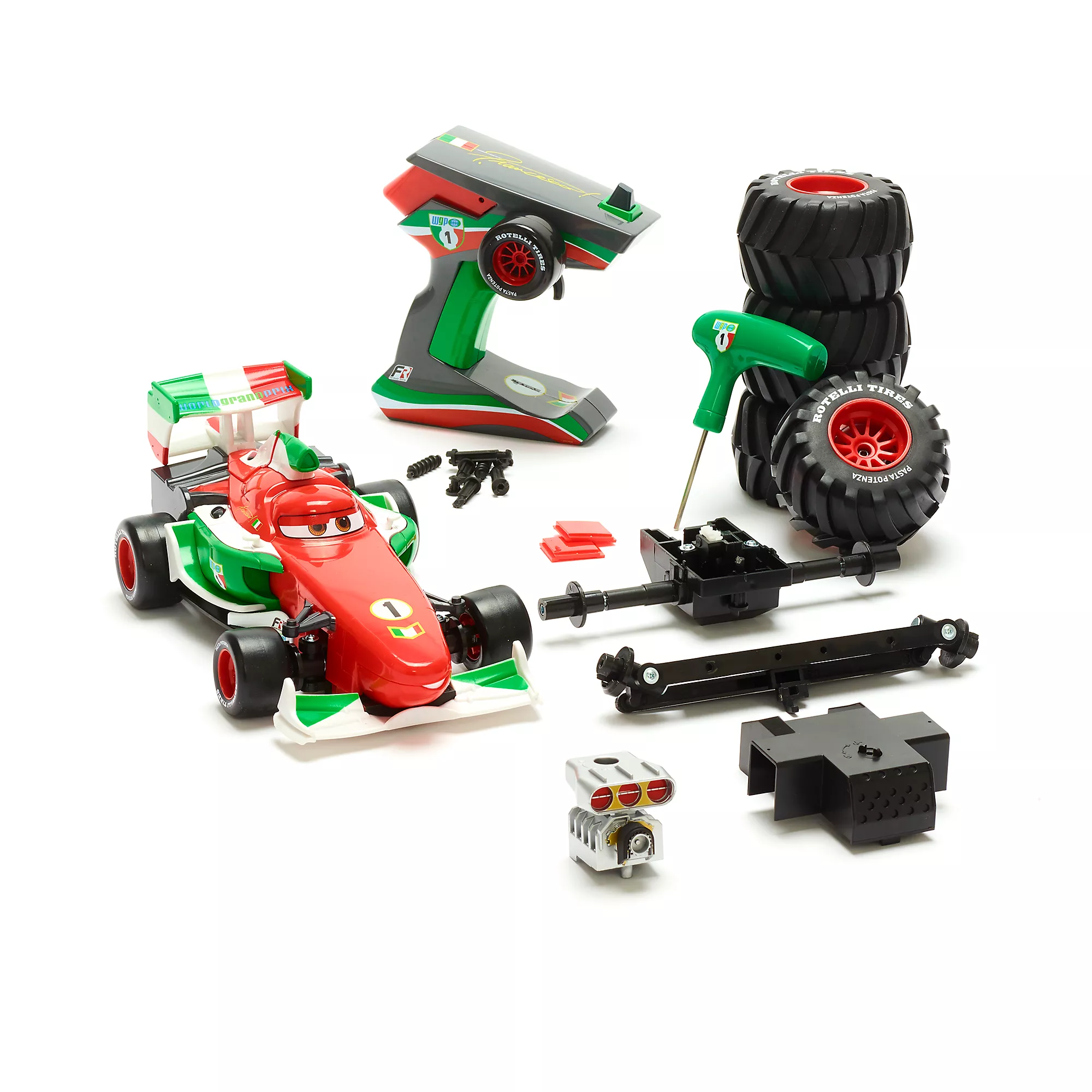 Машинка на радиоуправлении Disney Франческо Бернулли Build To Race Тачки