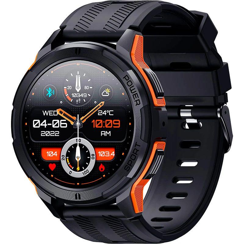Смарт-часы Oukitel BT10 AMOLED Bluetooth 410 мА Black/Orange (6931940742153) Смарт-часы Oukitel BT10 AMOLED Bluetooth 410 мА Black/Orange (6931940742153)