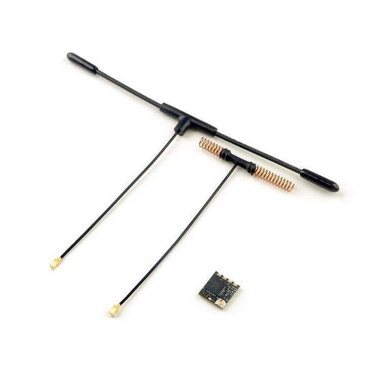 Приемник управления ELRS 915MHz HappyModel ES900RX ESP8285+SX1276 и T-антенны для FPV дронов (00-00022825)