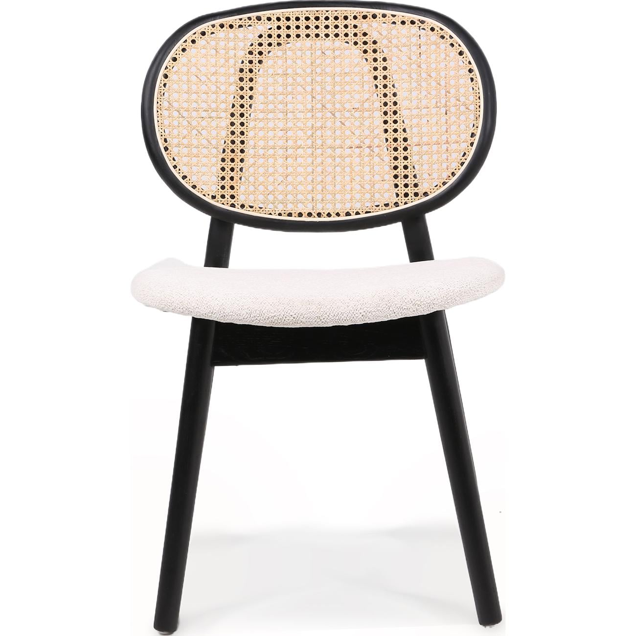 Стул обеденный Elegant Savanna beige black wood (13956)