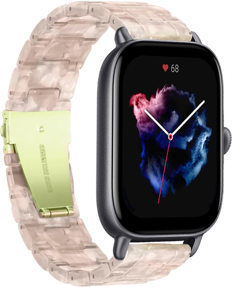 Ремешок из смолы Resin для смарт-часов Amazfit GTS 3 Pink (28817-31)