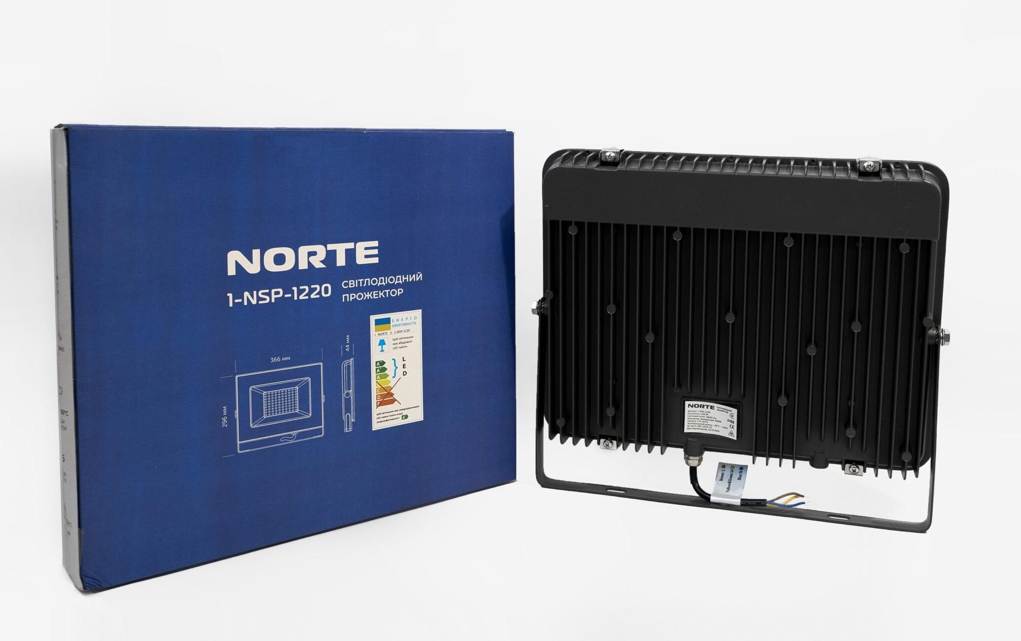 Прожектор NORTE Spotlight 1-NSP-1220 200W 6500К (27803252) - фото 2 Прожектор NORTE Spotlight 1-NSP-1220 200W 6500К (27803252) - фото 2