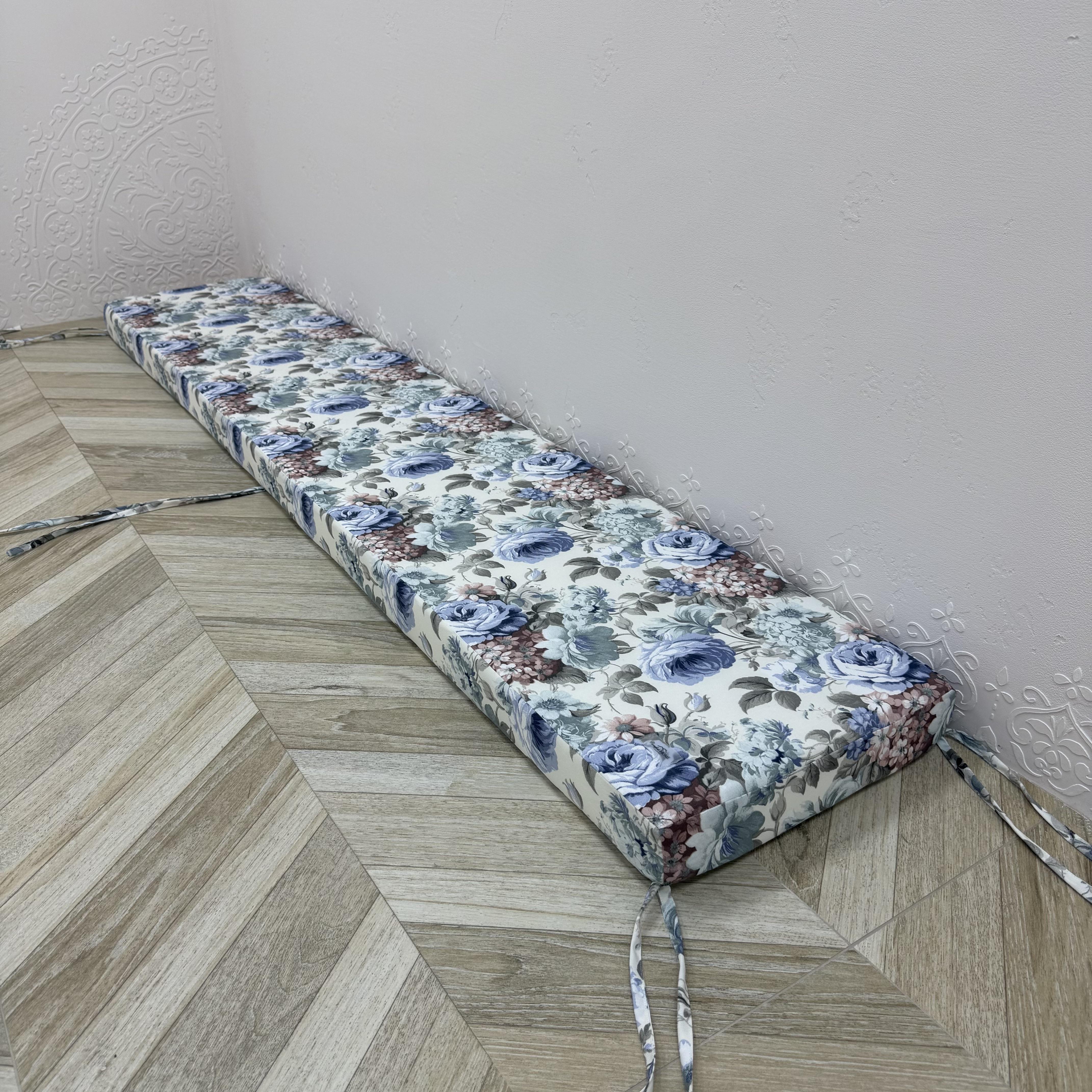 Матрас Comfort Home Inflorescence на подоконники/каркасы/поддоны/садовая мебель панама 120х40х5 см