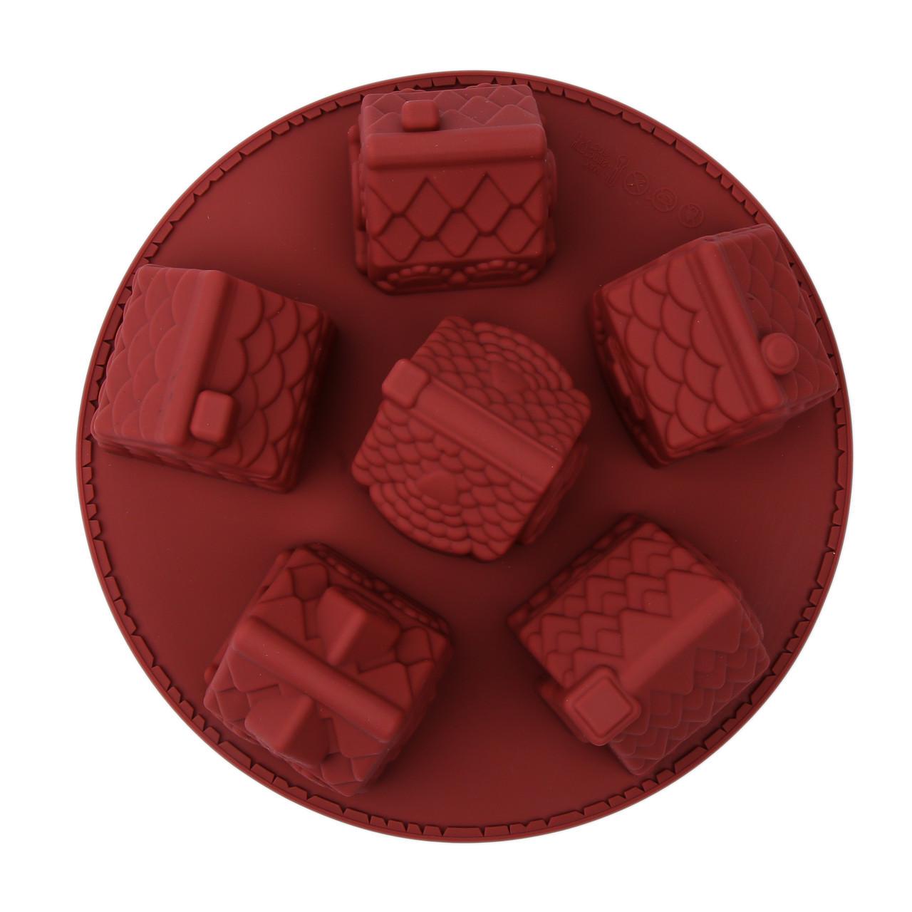 Форма силиконовая для выпечки Домики 26 см Коричневый (2356744478)