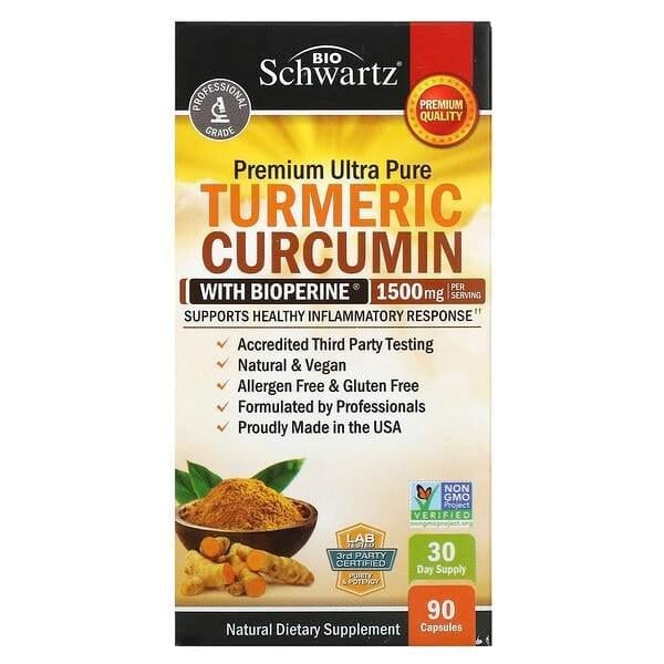 Куркумін BioSchwartz Turmeric Curcumin 90 кап. (1276)