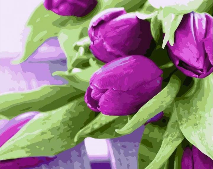 Картина по номерам Brushme Тюльпаны на столе (GX21540) Картина по номерам Brushme Тюльпаны на столе (GX21540)