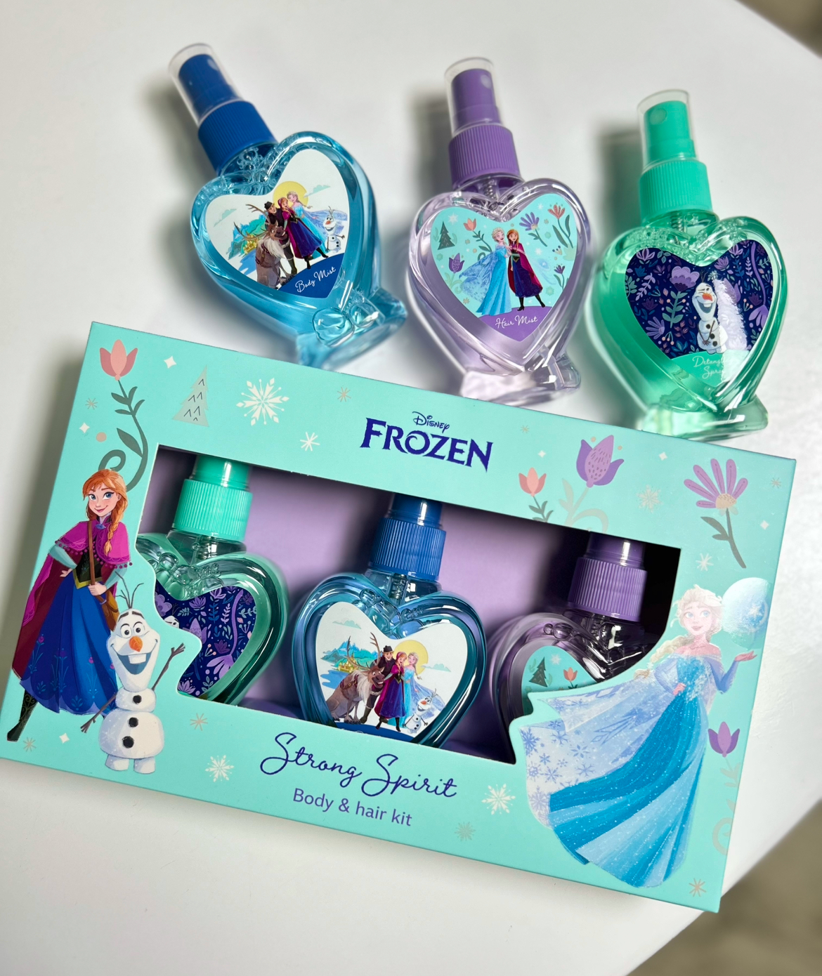 Подарунковий набір спреїв для тіла та волосся Strong Spirit Disney Topbrands Холодное сердце (Т000418)