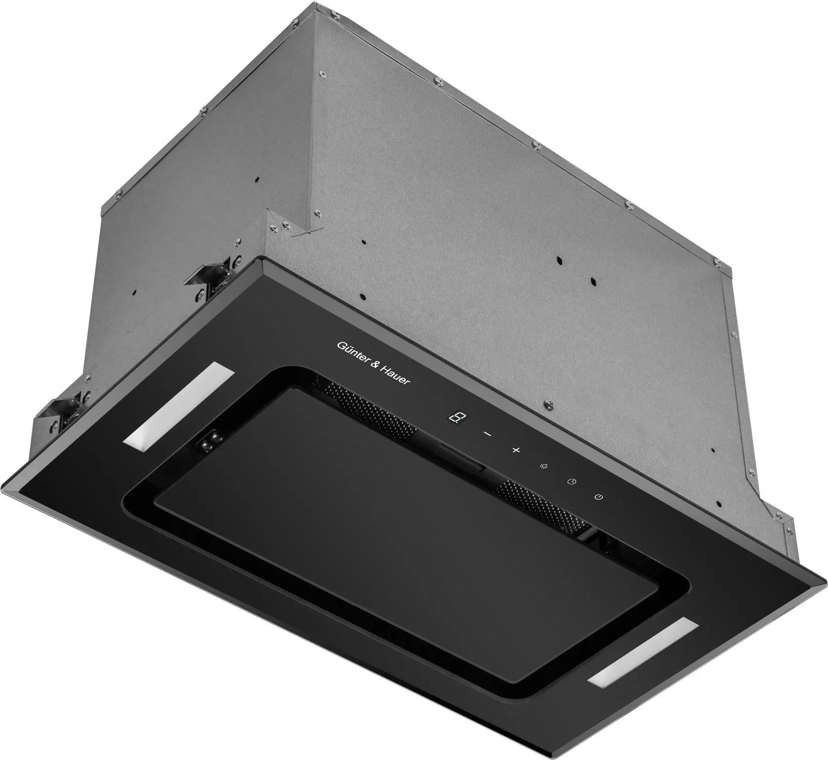 Вытяжка стильная встроенная кухонная Gunter&Hauer ATALA 1060 GL с LED-подсветкой