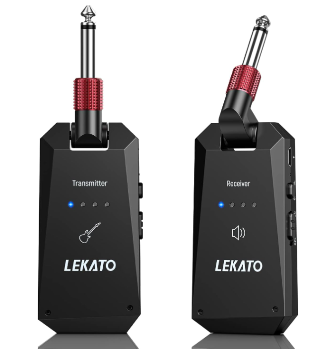 Беспроводная система для гитары Lekato WS-90 5.8G передатчик и приемник/4 канала/до 8 ч работы (3024217147)