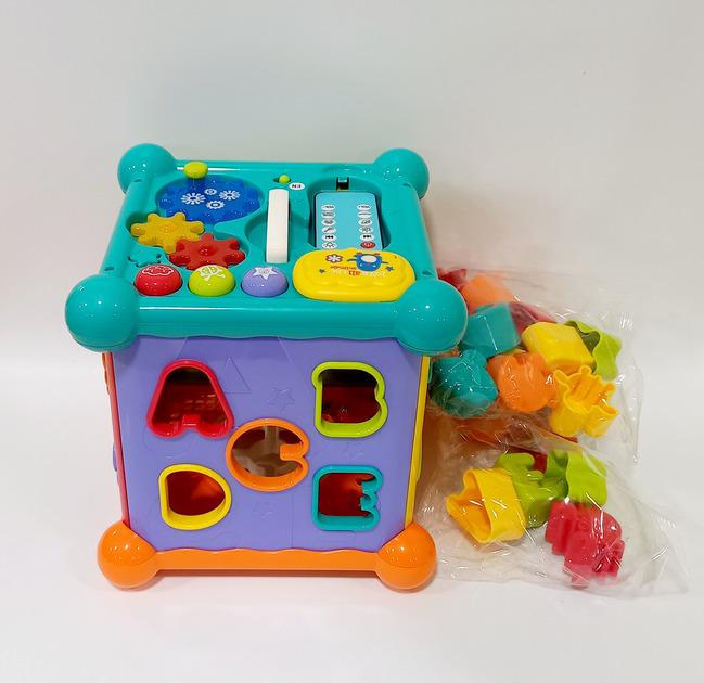 Музичний розвиваючий центр Limo Toy Куб-сортер FT 0003 на радіокеруванні - фото 4 Музичний розвиваючий центр Limo Toy Куб-сортер FT 0003 на радіокеруванні - фото 4