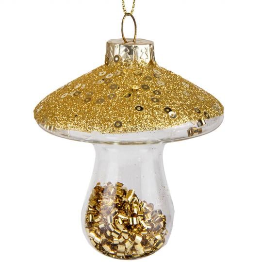 Елочная игрушка Гриб 7 см (6017-108)