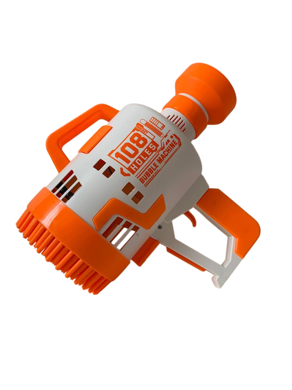 Пістолет мильних бульбашок Bubble launching machine Жовтогарячий