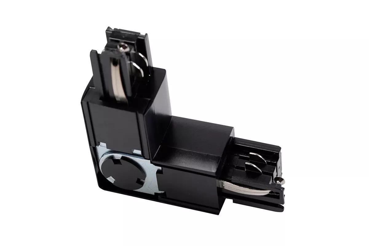 Соединитель L 90° регулируемый для шинопровода 3-фазового GTV X-RAIL 101x101 мм регулируемый Z/W Черный (00000035385)