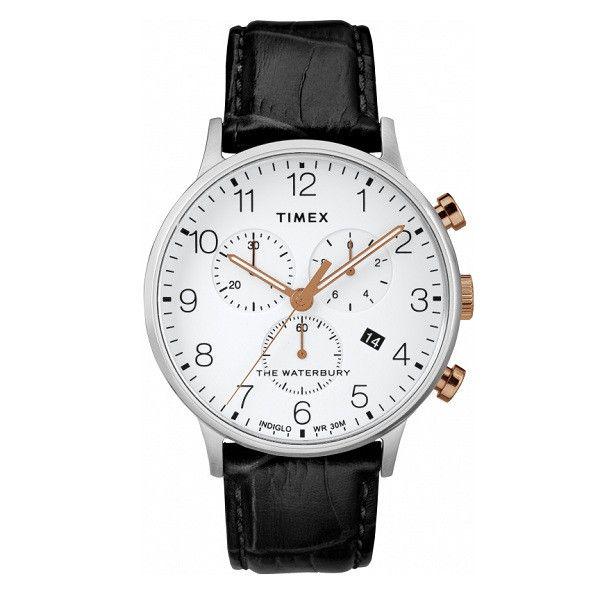 Наручные часы мужские Timex кварцевые Silver (Tx2r71700)