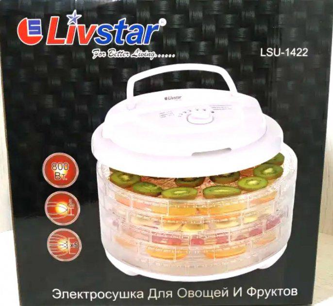 Электросушка для сухофруктов/фруктов/овощей Livstar LSU 800 Вт (11195788) - фото 3