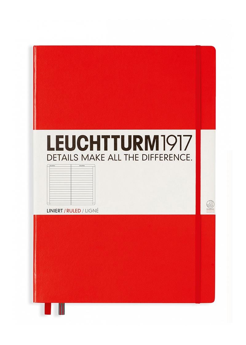 Блокнот Leuchtturm1917 Master Classic А4+ лінія Червоний (304439)