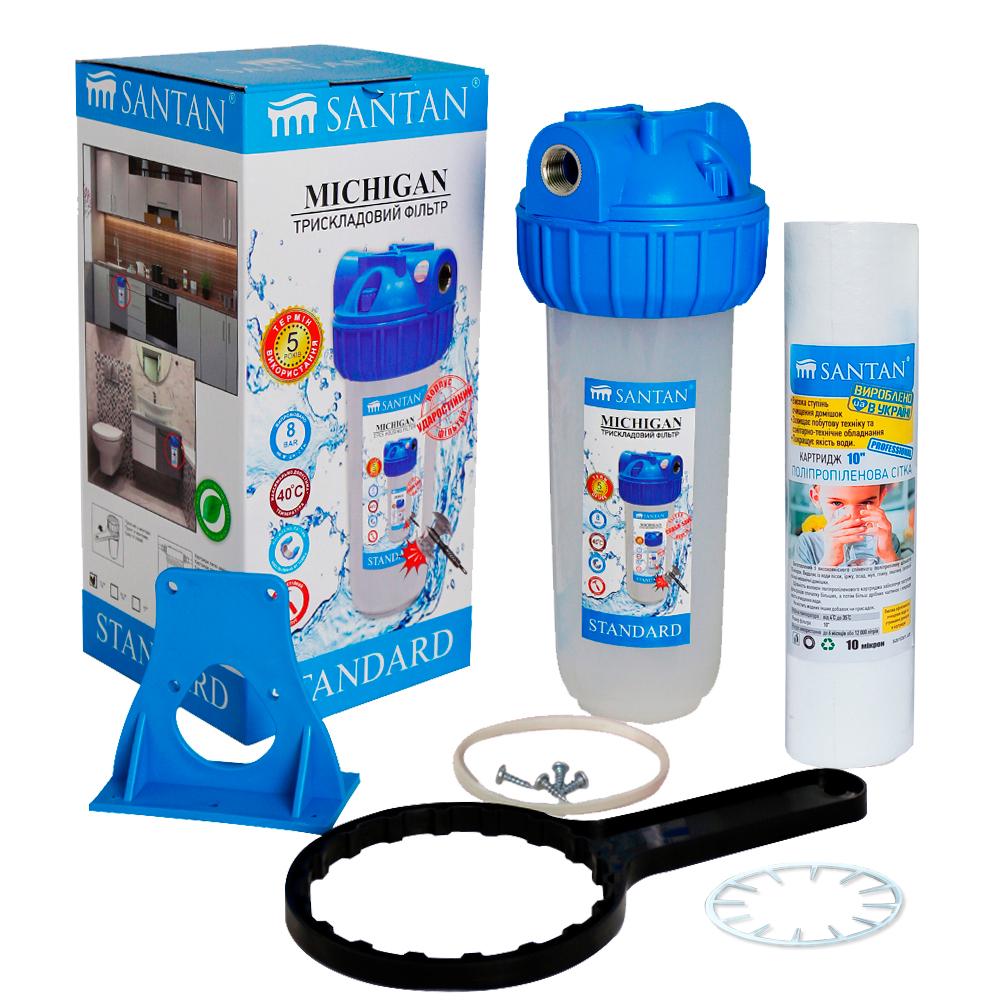 Фільтр для очищення води SANTAN Michigan 3PS 1/2" з картриджем (116037)