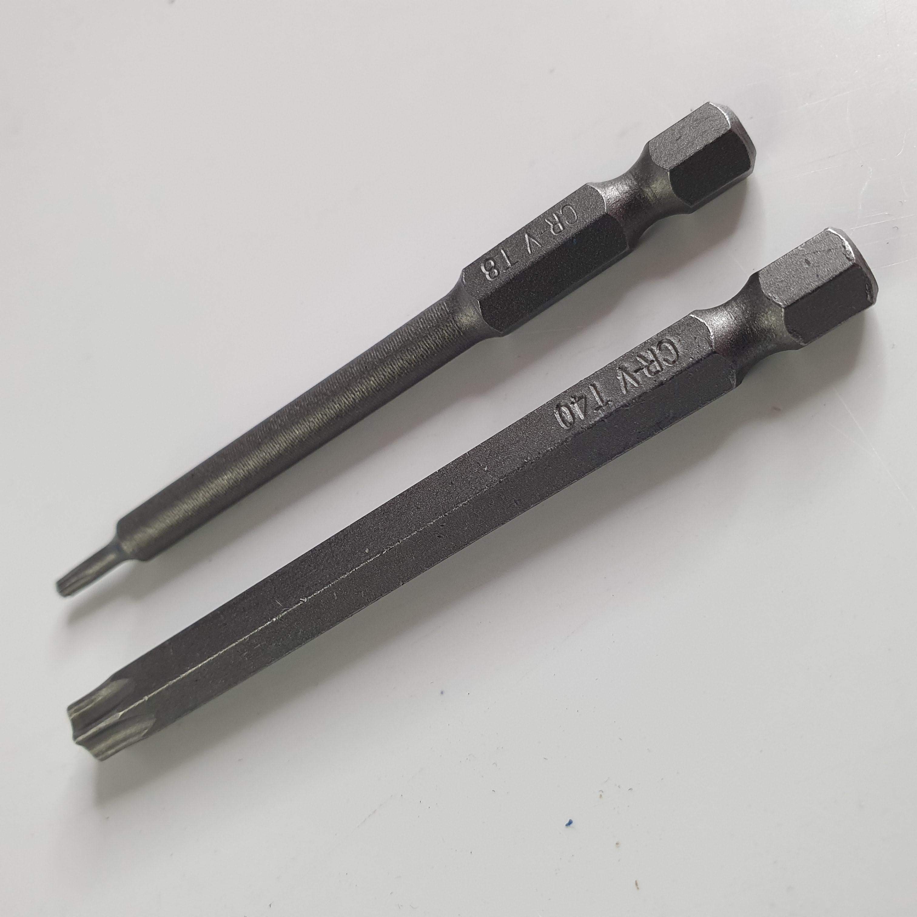 Набір магнітних насадок для викруток та шурупокрутів Socket Set довгі біти у кейсі 50 шт. 75 мм (ES-50-Blue) - фото 5