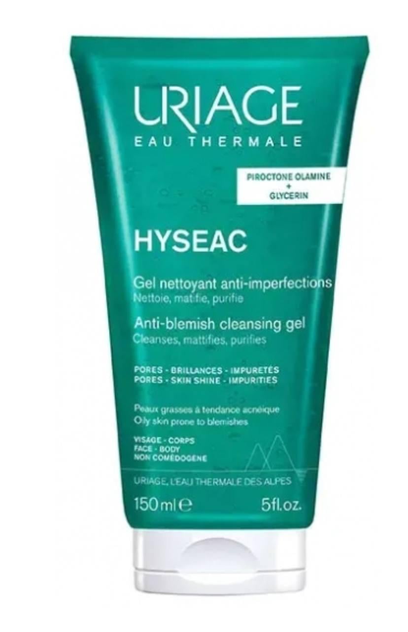 Гель очищающий для кожи лица и тела Uriage Hyseac Gel Nettoyant для жирного и комбинированного типов 150 мл (2665214951)