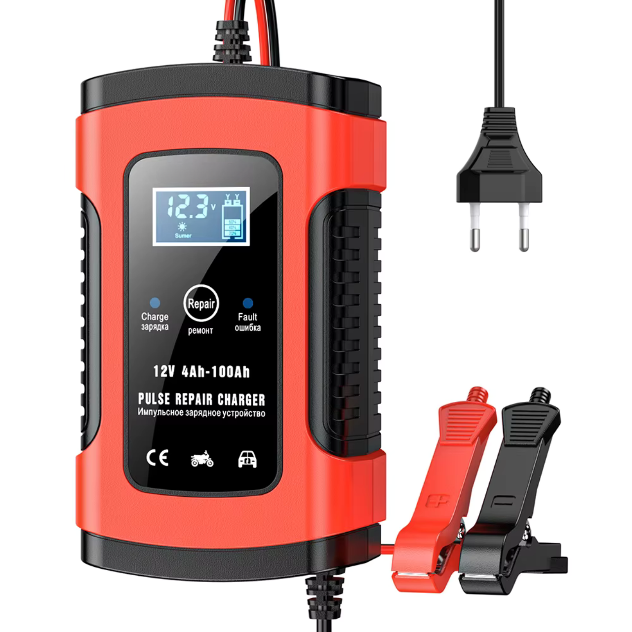 Зарядное устройство 12в5 А 4-100 aH Красно-черный (6359802346)