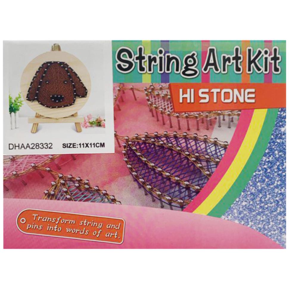 Детский набор для творчества Bambi стринг-арт песик 17х3х12 см Теракотовый (RN-250-N-1183)