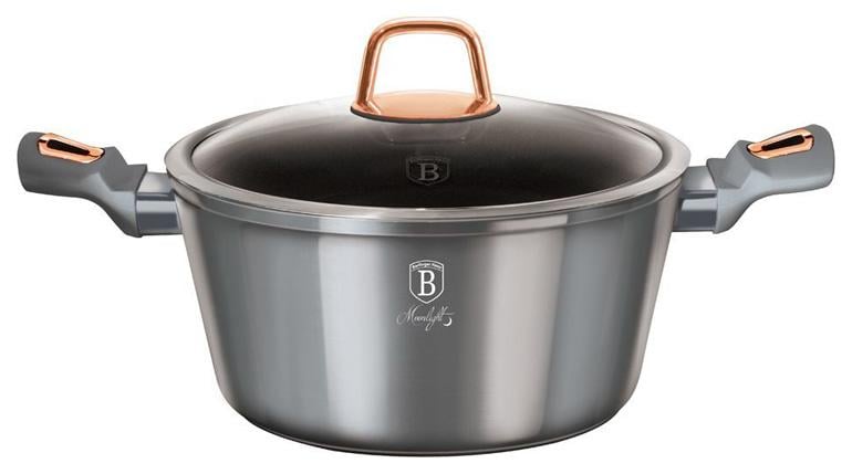 Каструля Berlinger Haus Moonlight Edition 4,1 л з титановим покриттям (BH-6012)