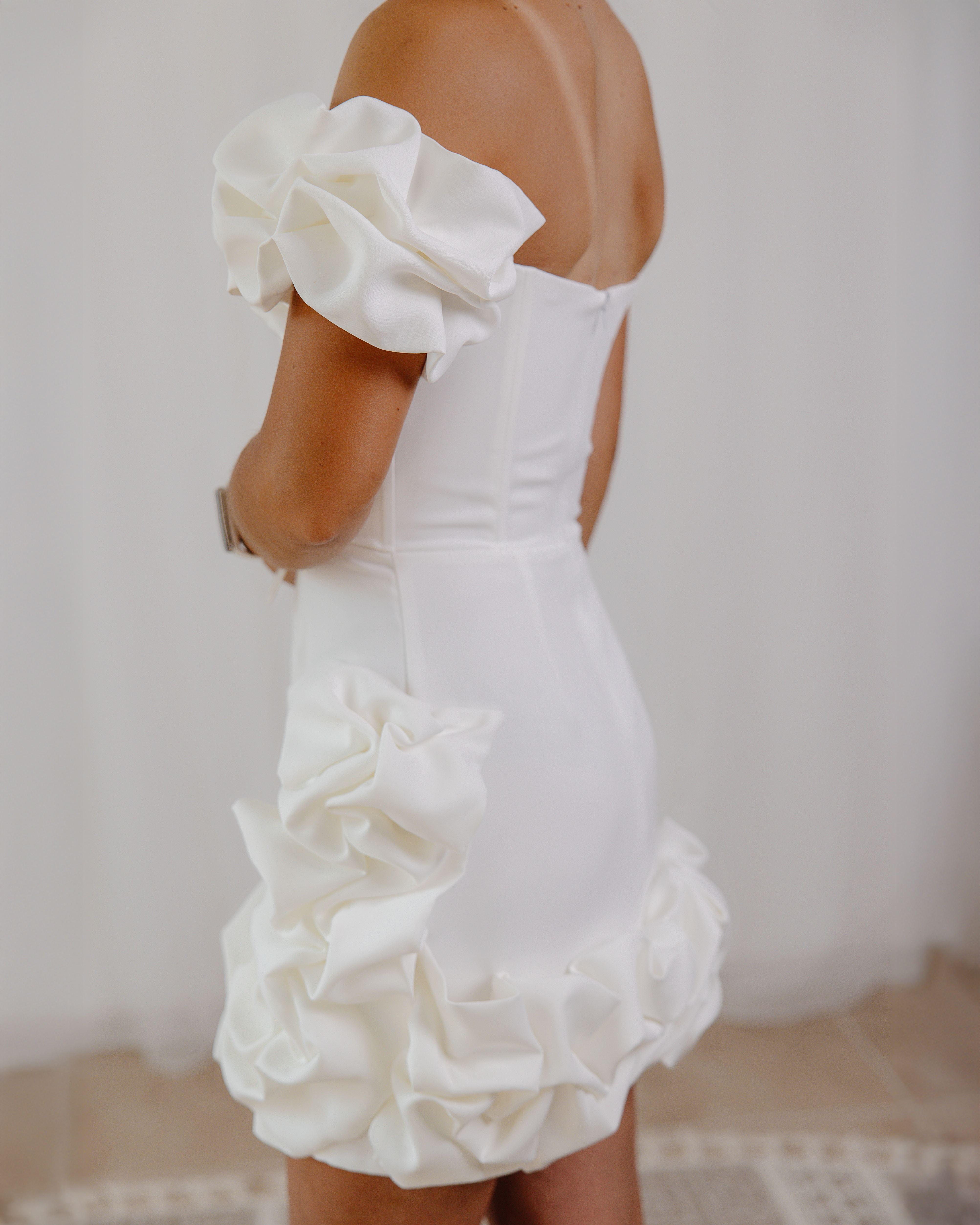 Платье вечернее XS Белый (0002369-XS) - фото 5 Платье вечернее XS Белый (0002369-XS) - фото 5