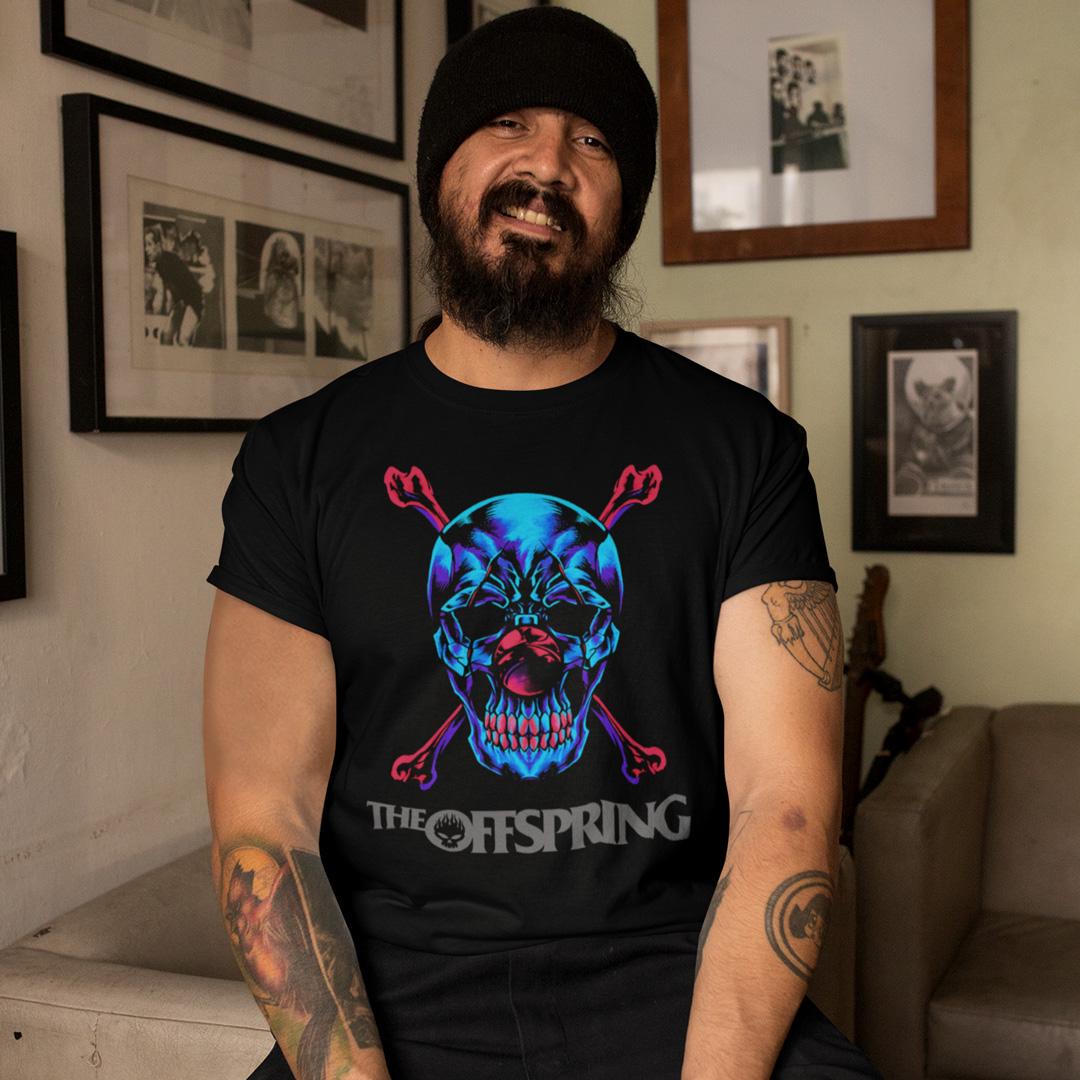 Футболка унісекс The Offspring Skull S Чорний (00000010795)