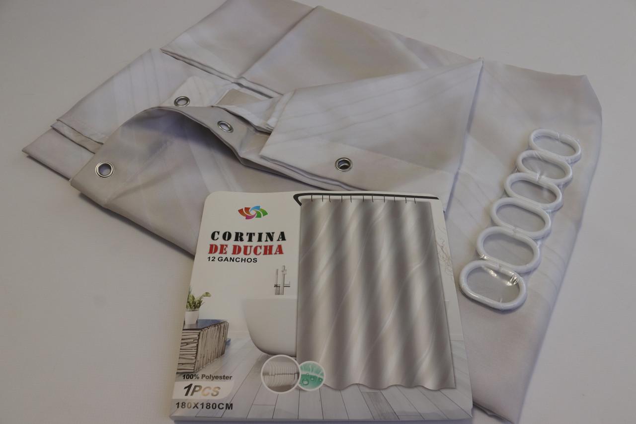 Штора для ванної Cortina 180x180 cм тканинна (85009) - фото 3 Штора для ванної Cortina 180x180 cм тканинна (85009) - фото 3