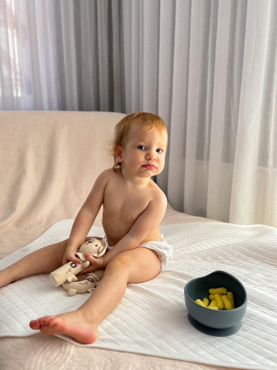 Набір непромокальних пелюшок для дівчинки 70х90 см 3 шт. (24246846) - фото 2