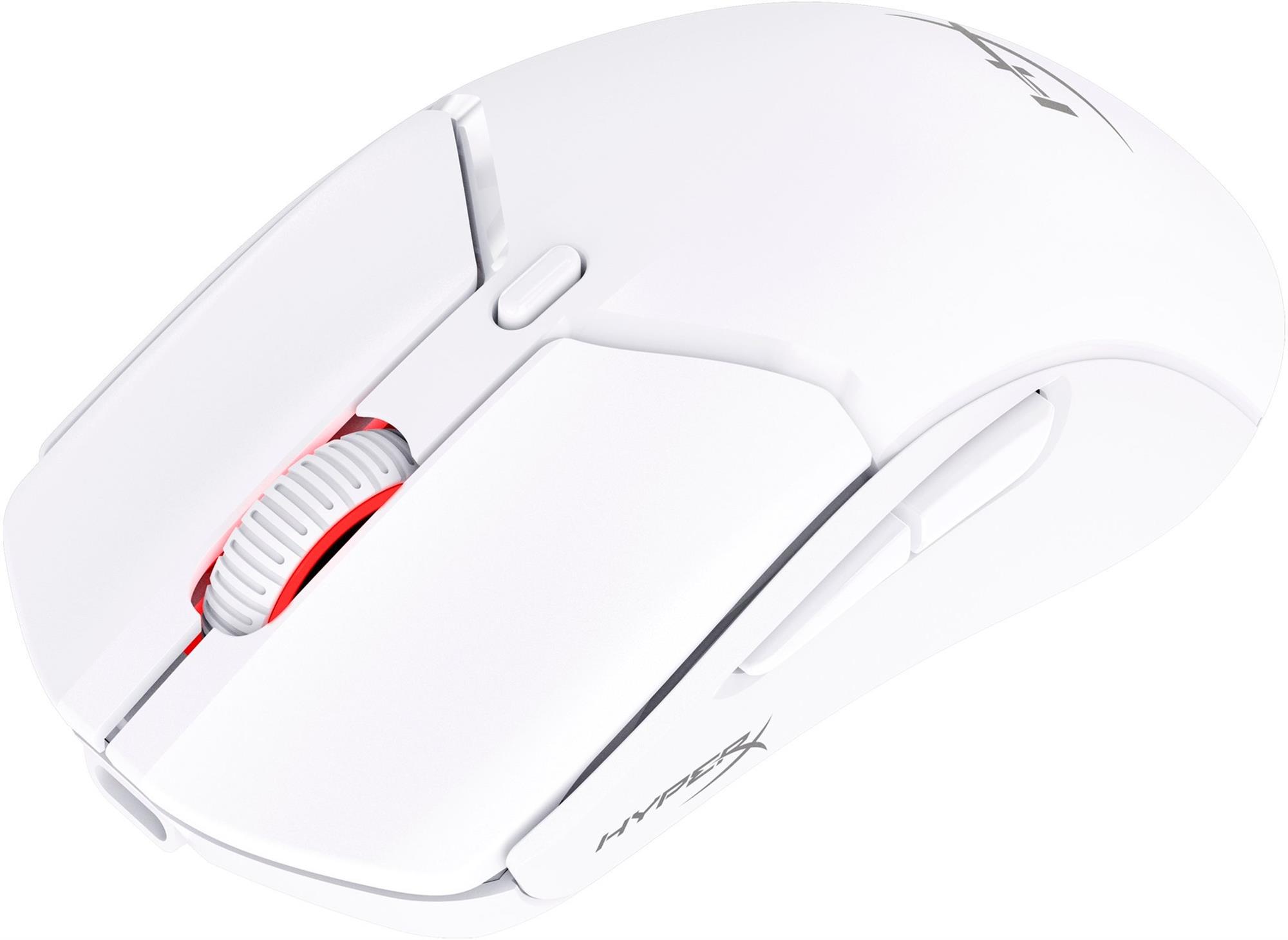 Мишка комп'ютерна ігрова HyperX Pulsefire Haste 2 Mini бездротова з RGB-підсвічуванням вбудованою пам'яттю 26000 dpi Білий (629410) - фото 2