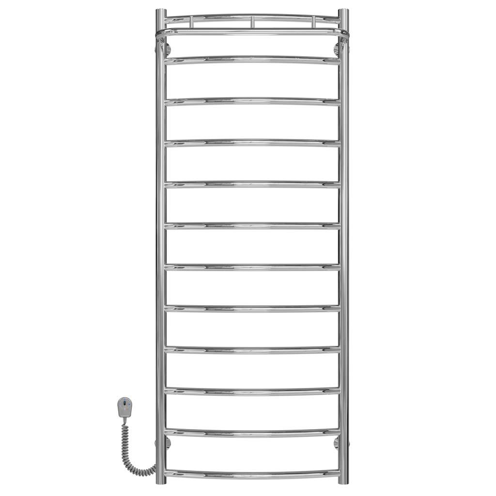 Полотенцесушитель электрический Deffi Классик N П12 EF16 левое подключение нержавеющая сталь 500х1300 мм Хром (C.KN.130.50.12.ECL5)